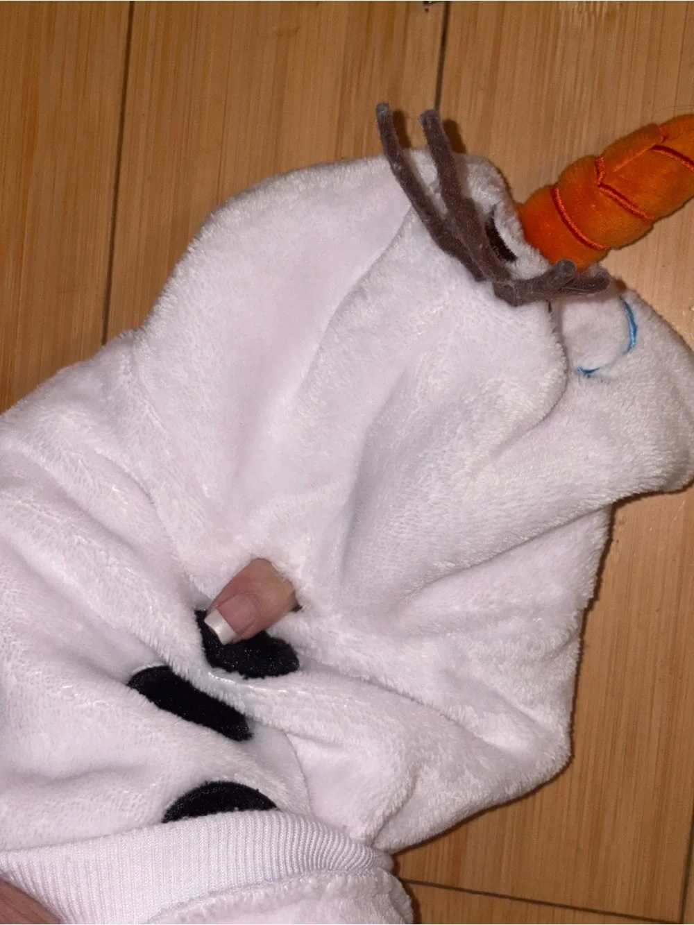 Olaf Frozen Hoodie! NWOT! XS, 8